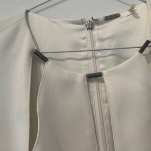 TAHARI WHITE DRESS SIZE 14